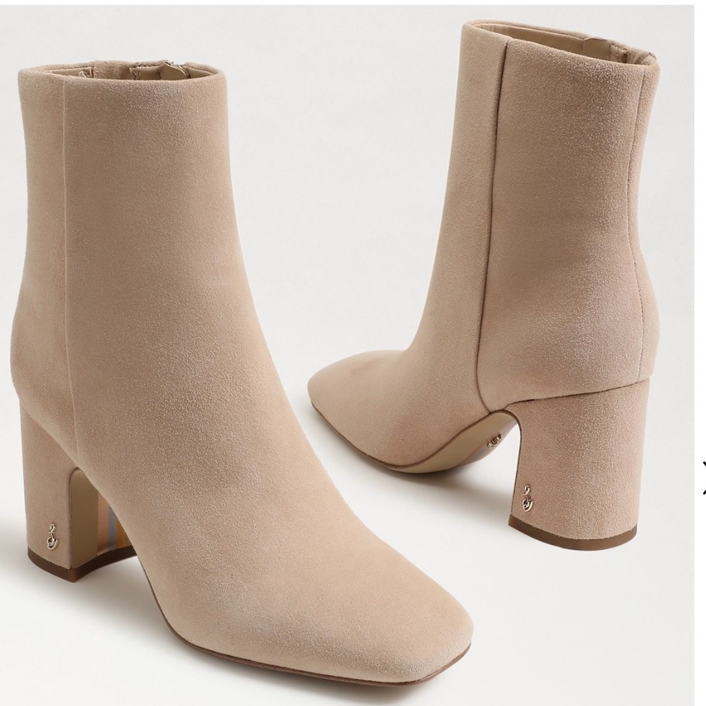 Sam Edelman Fawn Ankle Bootie Suede Women’s Size 9.5
